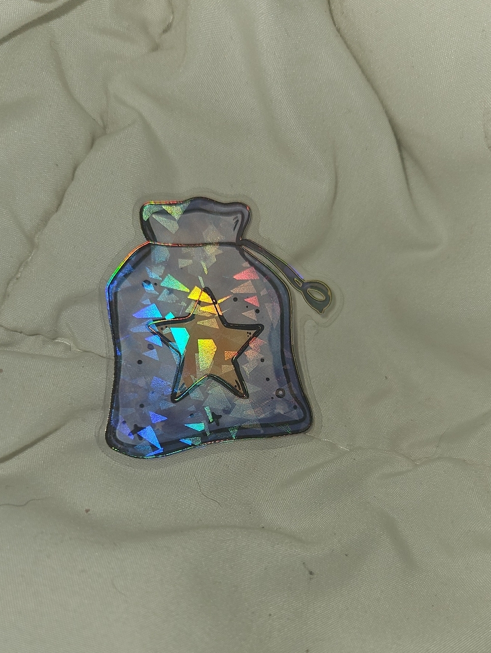 $1 ADD ON - Holographic Herb Pouch Sticker